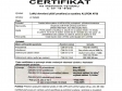 Certifikát
Lehký obvodový plášť prosklený systémem Aluron AF50